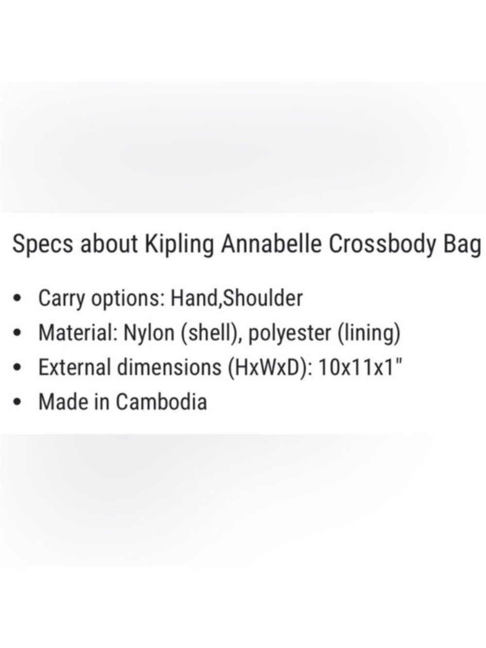 Kipling Women's Bag Annabelle Crossbody Bag in Dusty Rose Pink New with Tags - Picture 13 of 14